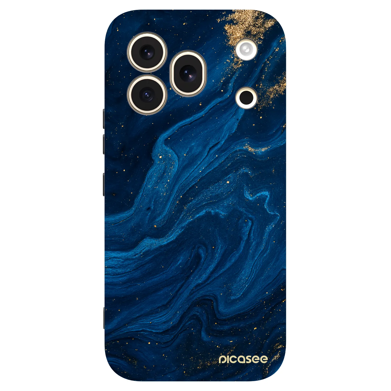 Picasee silikonový černý obal pro Honor 600 Pro - Blue