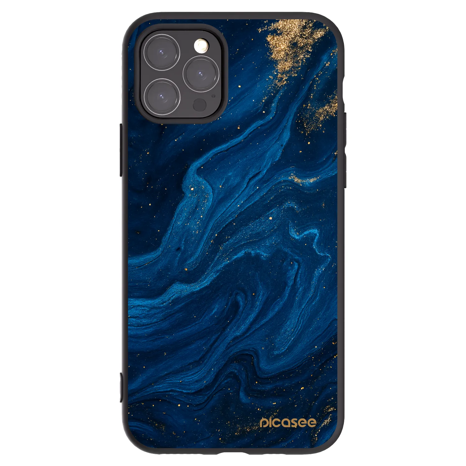 Picasee silikonový černý obal pro Apple iPhone 11 Pro - Blue