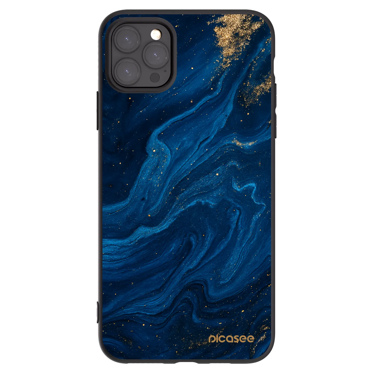 Picasee silikonový černý obal pro Apple iPhone 11 Pro Max - Blue