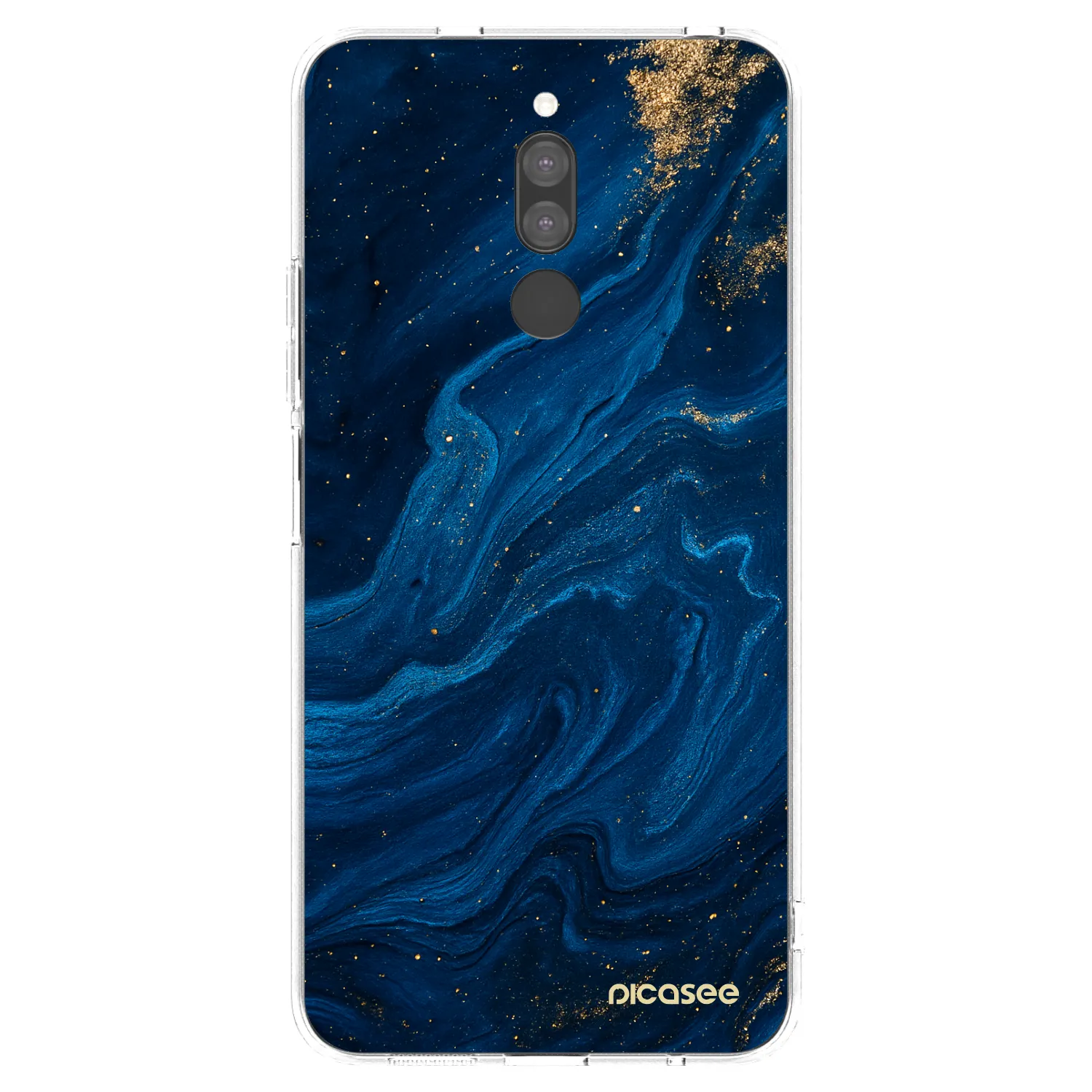 Picasee silikonový průhledný obal pro Xiaomi Redmi 8 - Blue