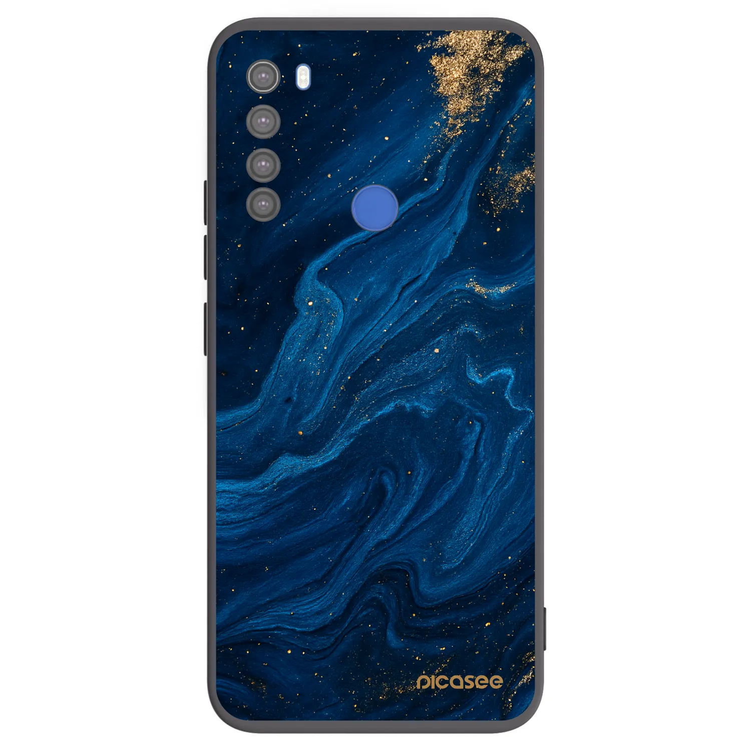 Picasee silikonový černý obal pro Xiaomi Redmi Note 8T - Blue