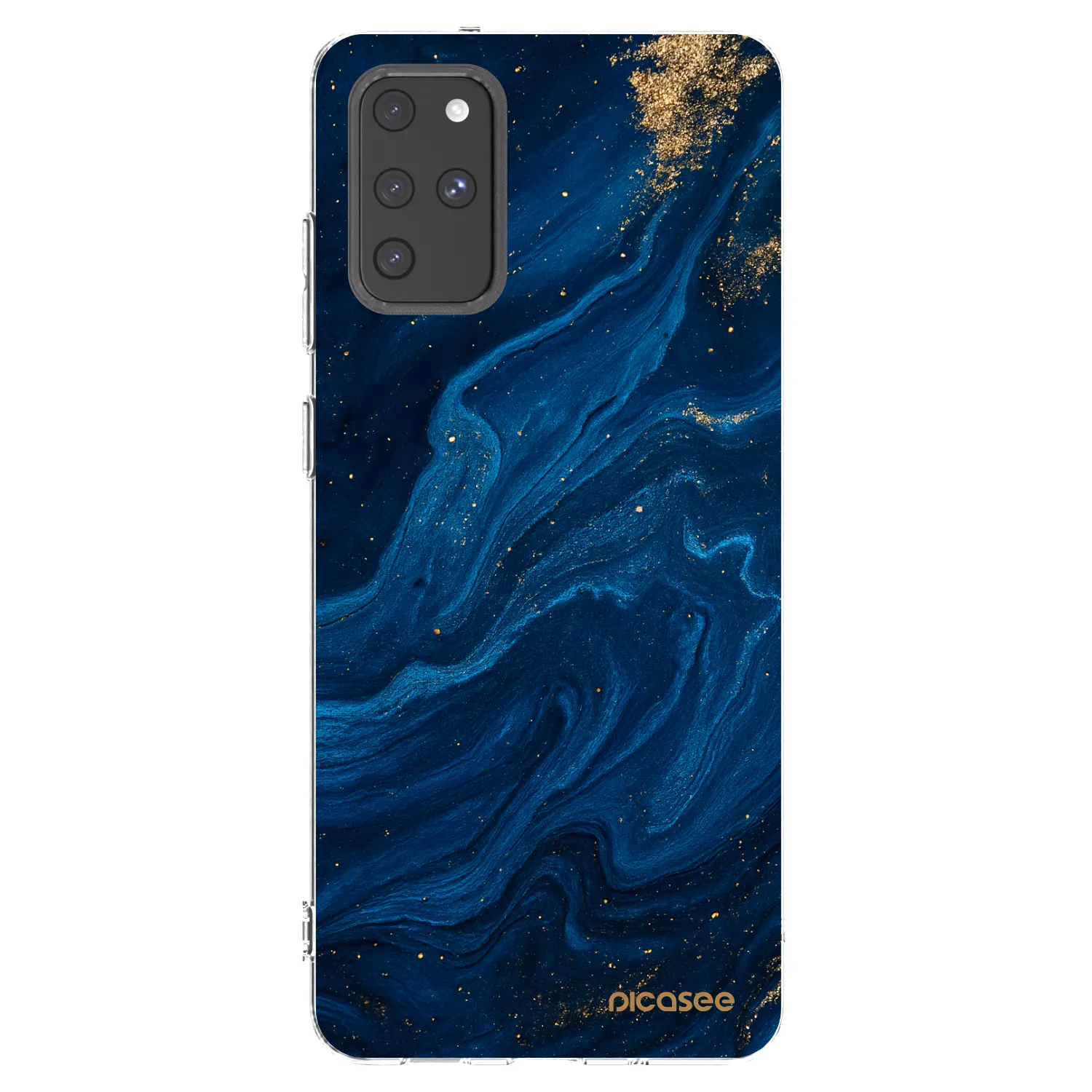 Picasee silikonový průhledný obal pro Samsung Galaxy S20+ G985F - Blue