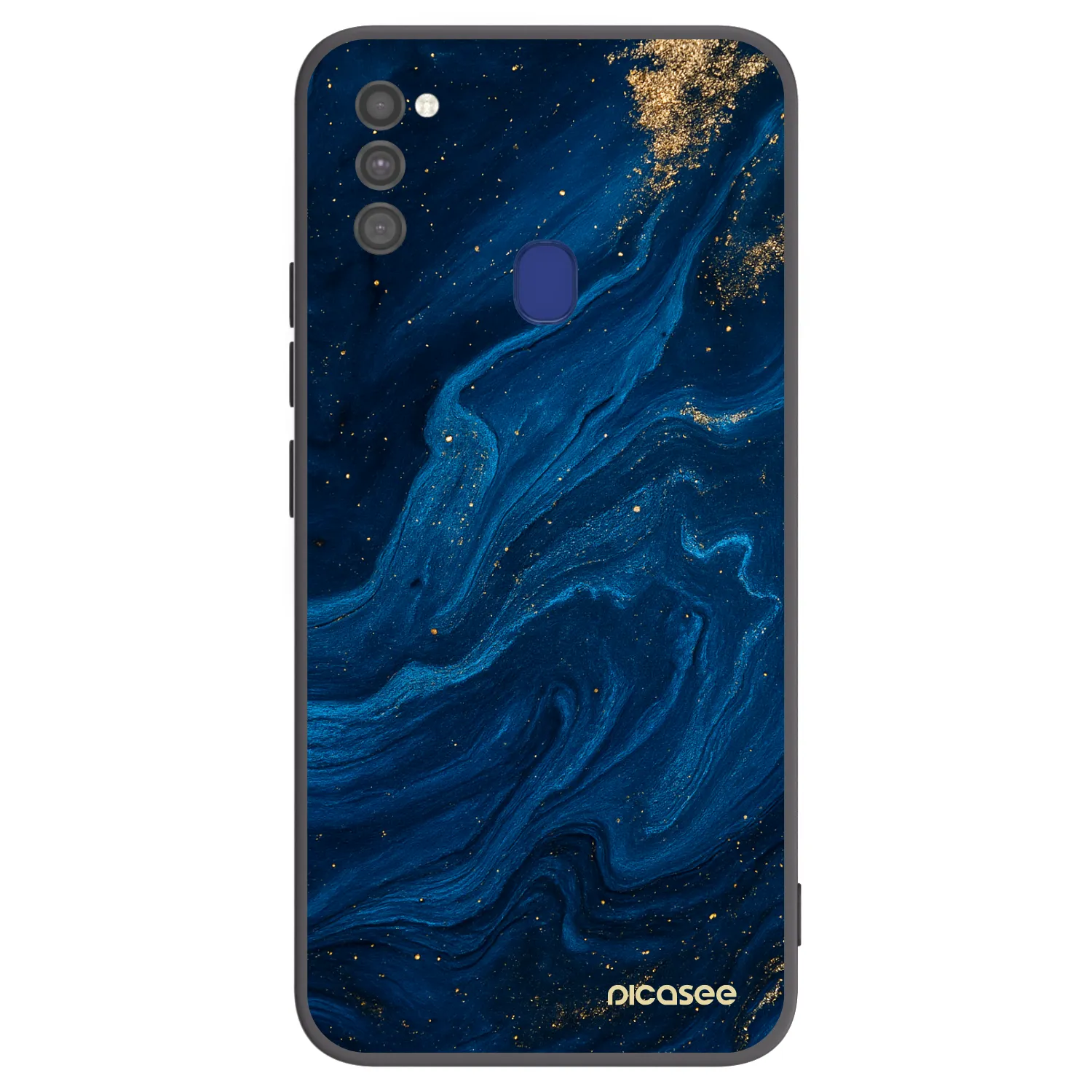 Picasee silikonový černý obal pro Samsung Galaxy M21 M215F - Blue
