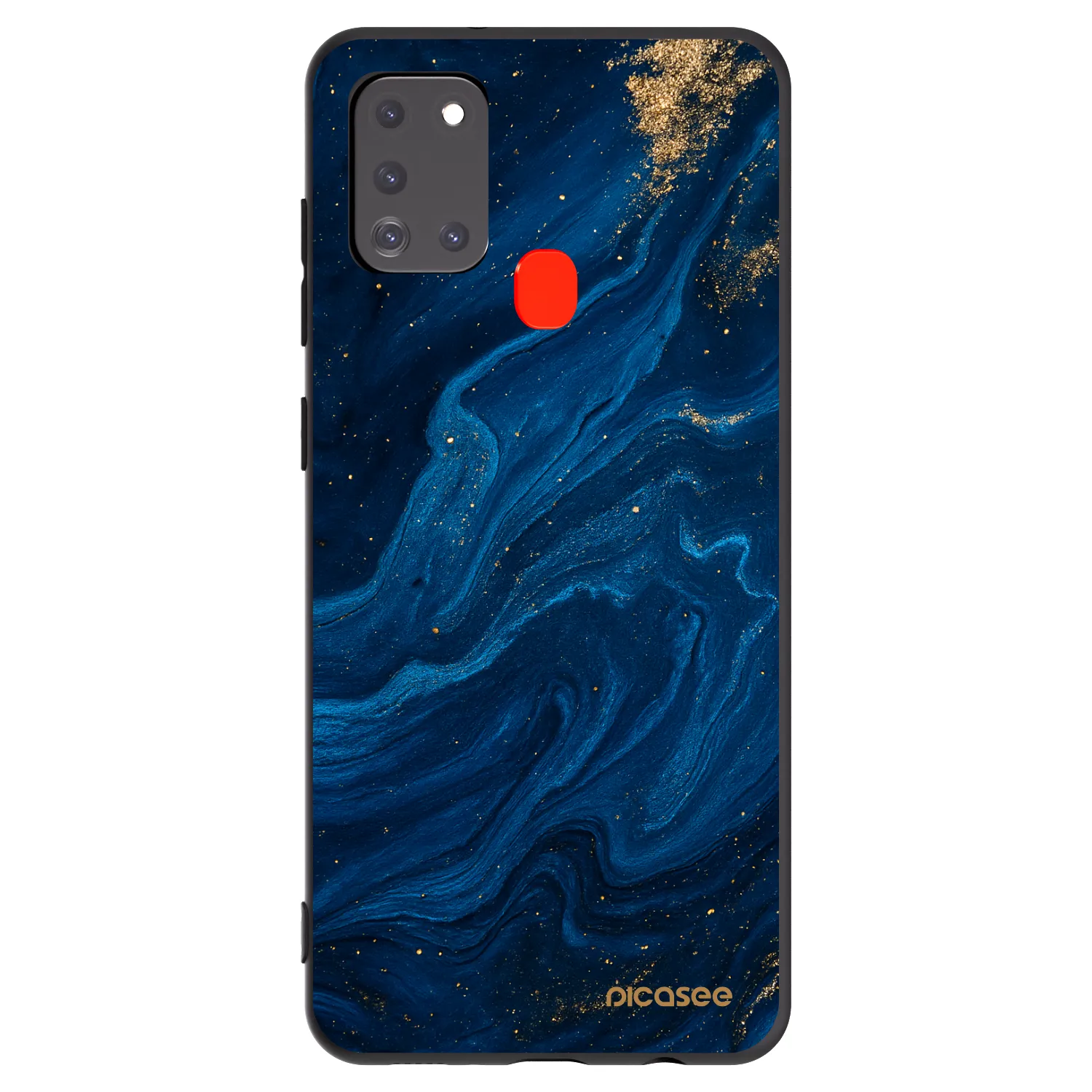 Picasee silikonový černý obal pro Samsung Galaxy A21s - Blue