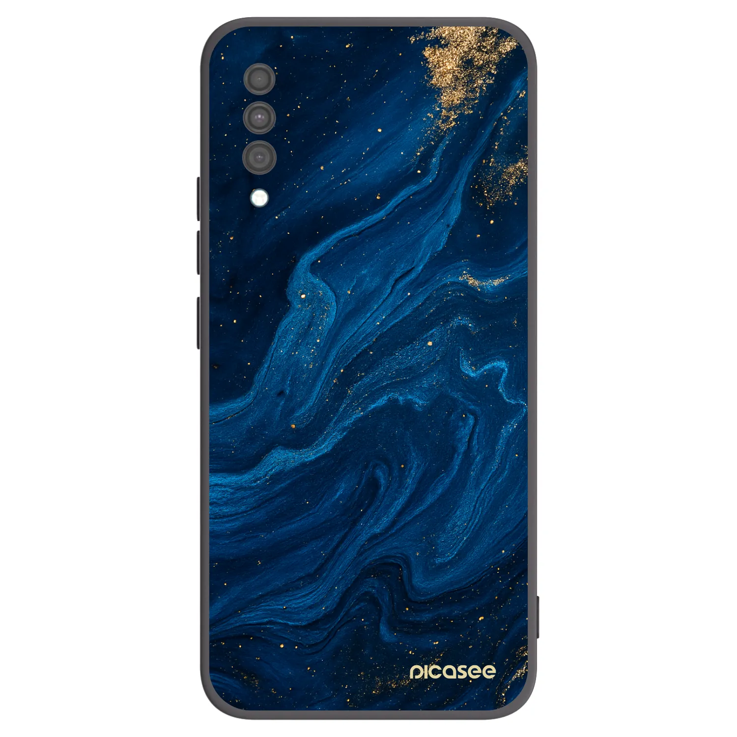 Picasee silikonový černý obal pro Samsung Galaxy A30s A307F - Blue
