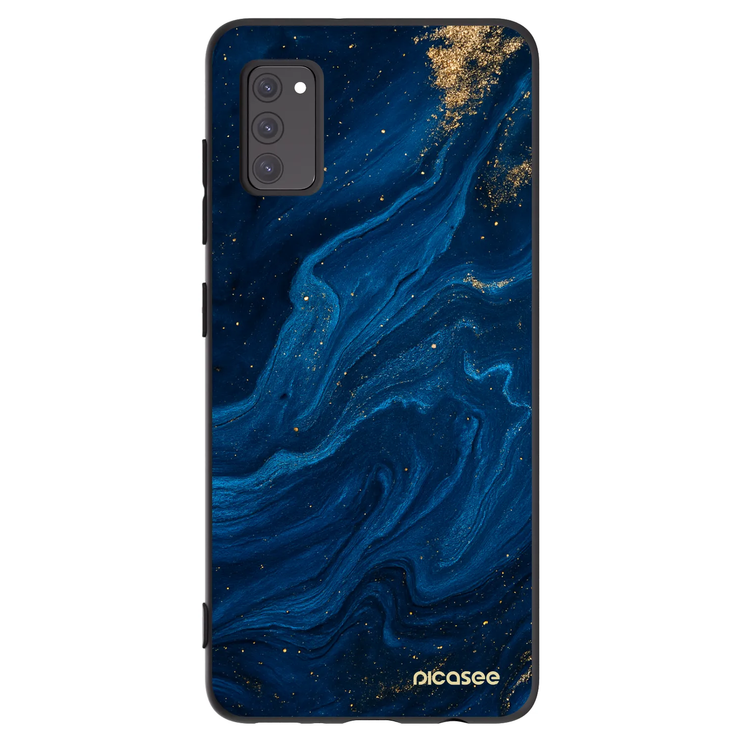 Picasee silikonový černý obal pro Samsung Galaxy A41 A415F - Blue