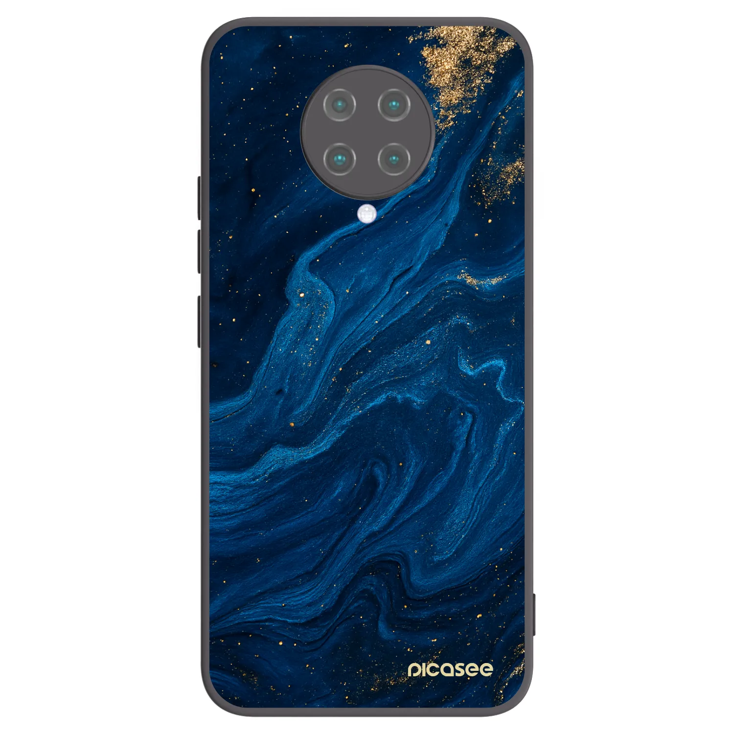 Picasee silikonový černý obal pro Xiaomi Poco F2 Pro - Blue