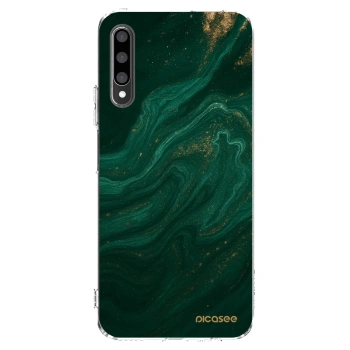 Picasee silikonový průhledný obal pro Honor 9X Pro - Green