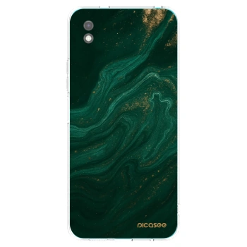 Picasee silikonový černý obal pro Xiaomi Redmi 9A - Green