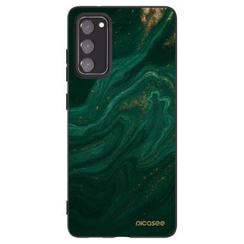 Picasee silikonový černý obal pro Samsung Galaxy S20 FE - Green