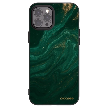 Picasee silikonový černý obal pro Apple iPhone 12 Pro Max - Green