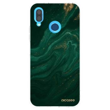 Picasee silikonový průhledný obal pro Huawei P20 Lite - Green