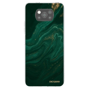 Picasee silikonový černý obal pro Xiaomi Poco X3 Pro - Green
