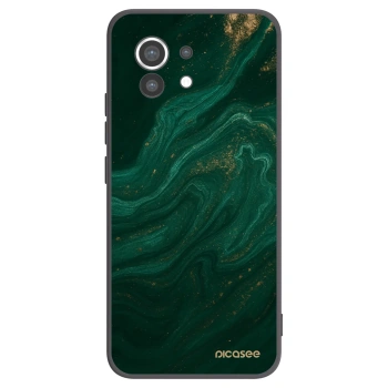 Picasee silikonový černý obal pro Xiaomi Mi 11 - Green