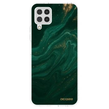 Picasee silikonový průhledný obal pro Samsung Galaxy A22 A225F 4G - Green