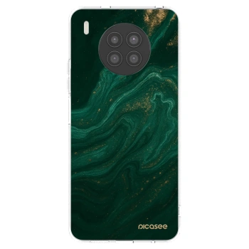 Picasee silikonový průhledný obal pro Huawei Nova 8i - Green