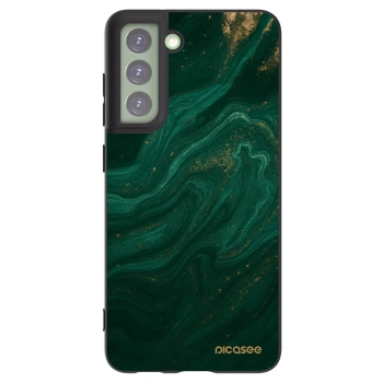 Picasee silikonový černý obal pro Samsung Galaxy S21 FE 5G - Green