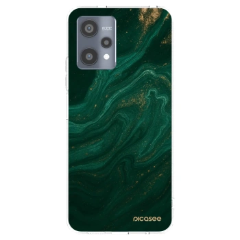 Picasee silikonový průhledný obal pro Realme 9 Pro 5G - Green