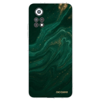 Picasee silikonový průhledný obal pro Xiaomi Poco X4 Pro 5G - Green
