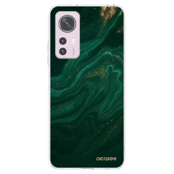Picasee silikonový průhledný obal pro Xiaomi 12 - Green
