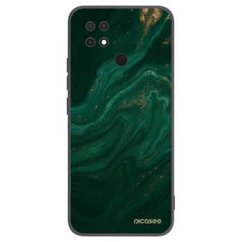 Picasee silikonový černý obal pro Xiaomi Redmi 10C - Green