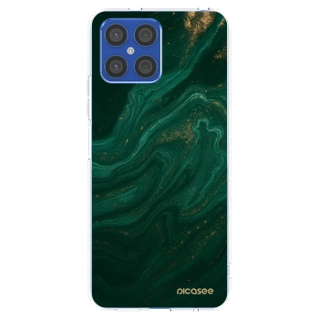 Picasee silikonový průhledný obal pro Honor X8 4G - Green