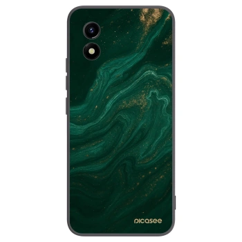 Picasee silikonový černý obal pro Vivo Y01 - Green