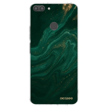 Picasee silikonový průhledný obal pro Huawei P Smart - Green