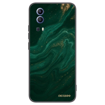 Picasee silikonový černý obal pro Vivo Y52 5G - Green
