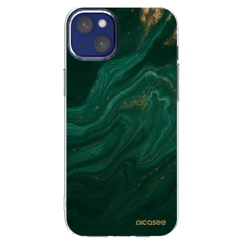 Picasee silikonový průhledný obal pro Apple iPhone 14 Plus - Green