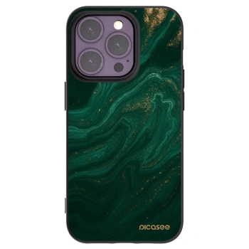 Picasee silikonový černý obal pro Apple iPhone 14 Pro - Green