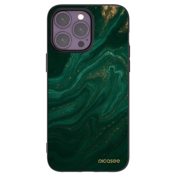 Picasee silikonový černý obal pro Apple iPhone 14 Pro Max - Green