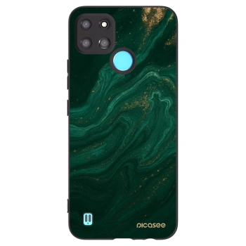 Picasee silikonový černý obal pro Realme C21Y - Green
