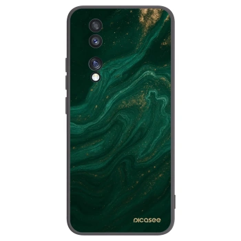 Picasee silikonový černý obal pro Honor 70 - Green
