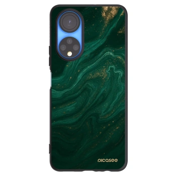 Picasee silikonový černý obal pro Honor X7 - Green