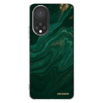 Picasee silikonový průhledný obal pro Honor X7 - Green