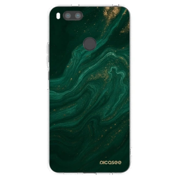 Picasee silikonový průhledný obal pro Xiaomi Redmi A1 - Green