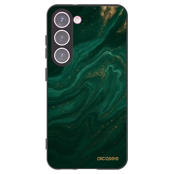 Picasee silikonový černý obal pro Samsung Galaxy S23 5G - Green