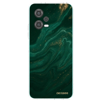 Picasee silikonový průhledný obal pro Xiaomi Poco X5 - Green