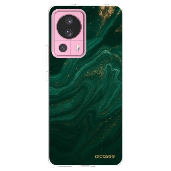 Picasee silikonový průhledný obal pro Xiaomi 13 Lite - Green