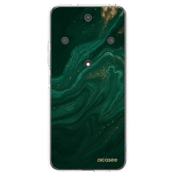Picasee silikonový průhledný obal pro Honor Magic5 Lite 5G - Green