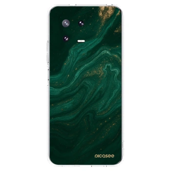 Picasee silikonový průhledný obal pro Xiaomi 13 Pro - Green