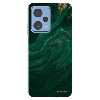 Picasee silikonový průhledný obal pro Xiaomi Redmi Note 12 Pro 5G - Green