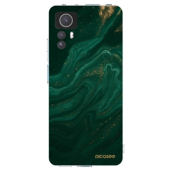 Picasee silikonový průhledný obal pro Xiaomi Redmi Note 12S - Green
