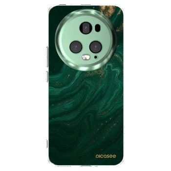 Picasee silikonový průhledný obal pro Honor Magic5 Pro - Green