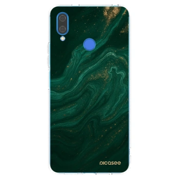 Picasee silikonový průhledný obal pro Huawei Nova 3 - Green