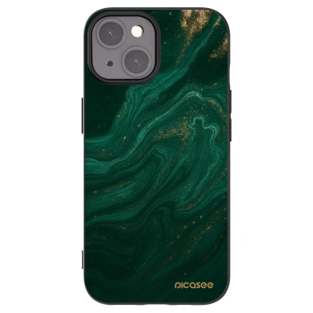 Picasee silikonový černý obal pro Apple iPhone 15 - Green