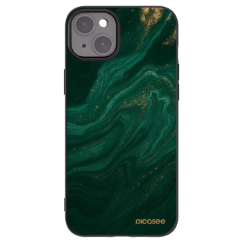 Picasee silikonový černý obal pro Apple iPhone 15 Plus - Green