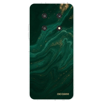 Picasee silikonový průhledný obal pro Honor Magic4 Lite 5G - Green