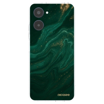Picasee silikonový průhledný obal pro Realme 10 4G - Green